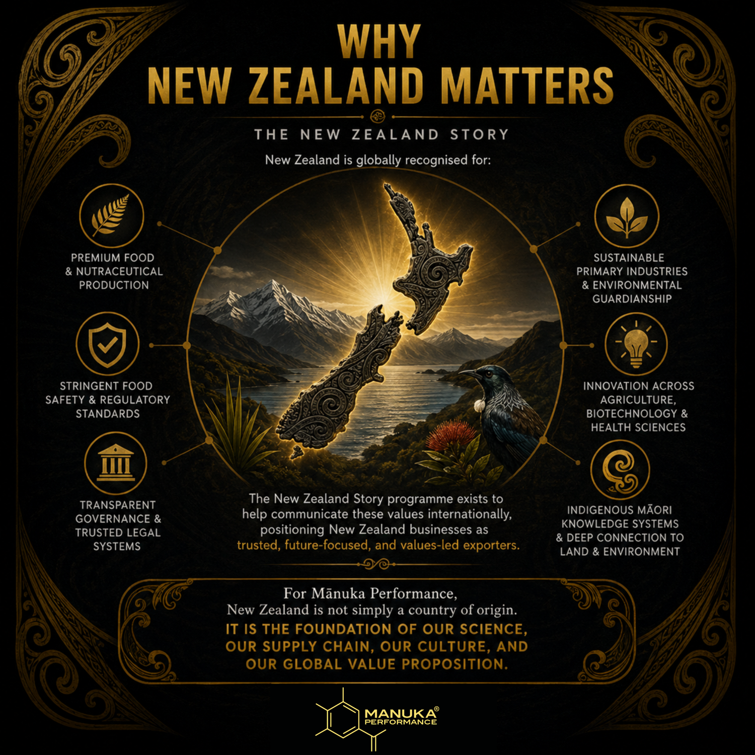 Advanced New Zealand Bioactives. Built from Nature, Backed by Science.