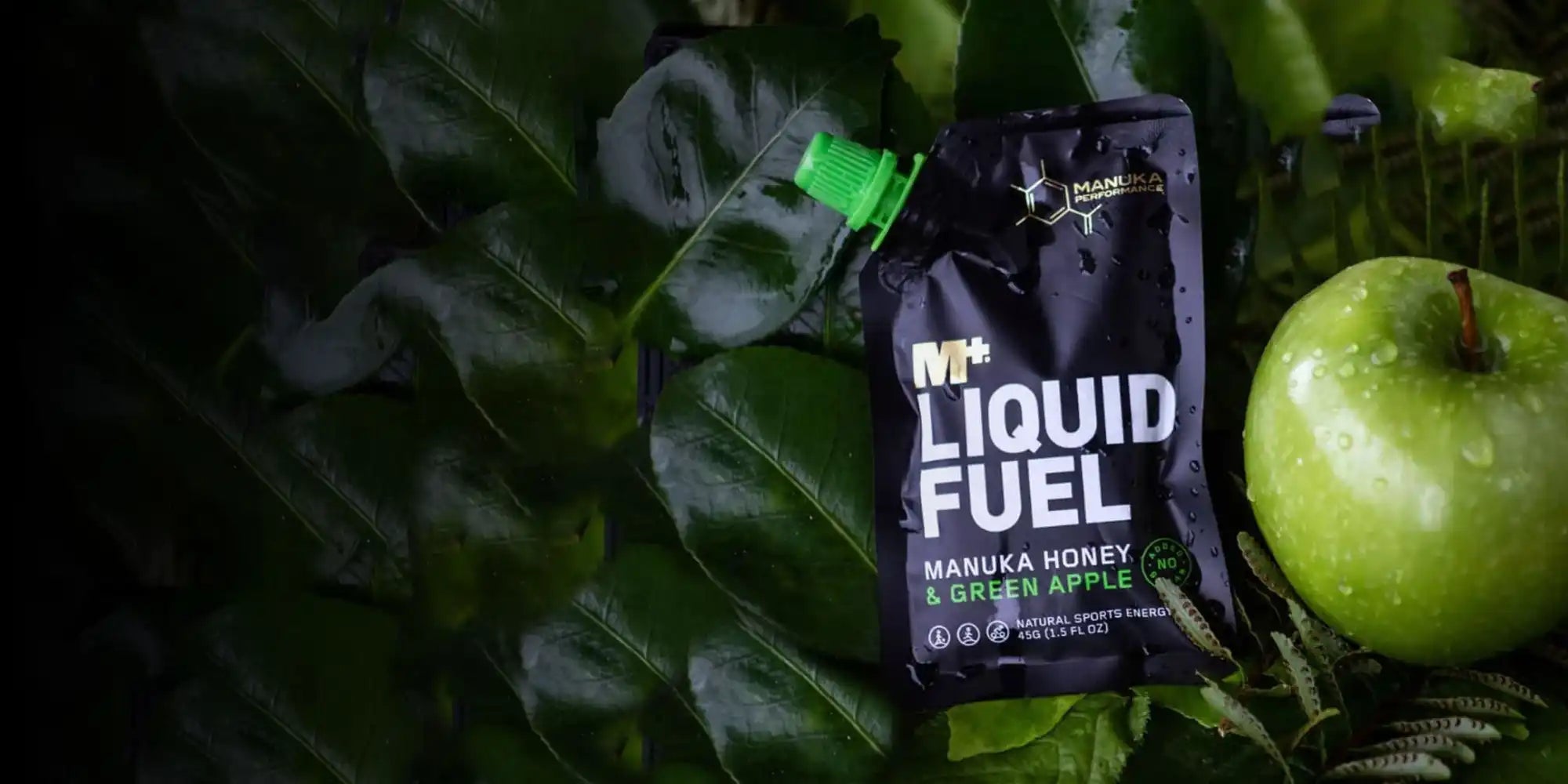 Black liquid fuel pouch.