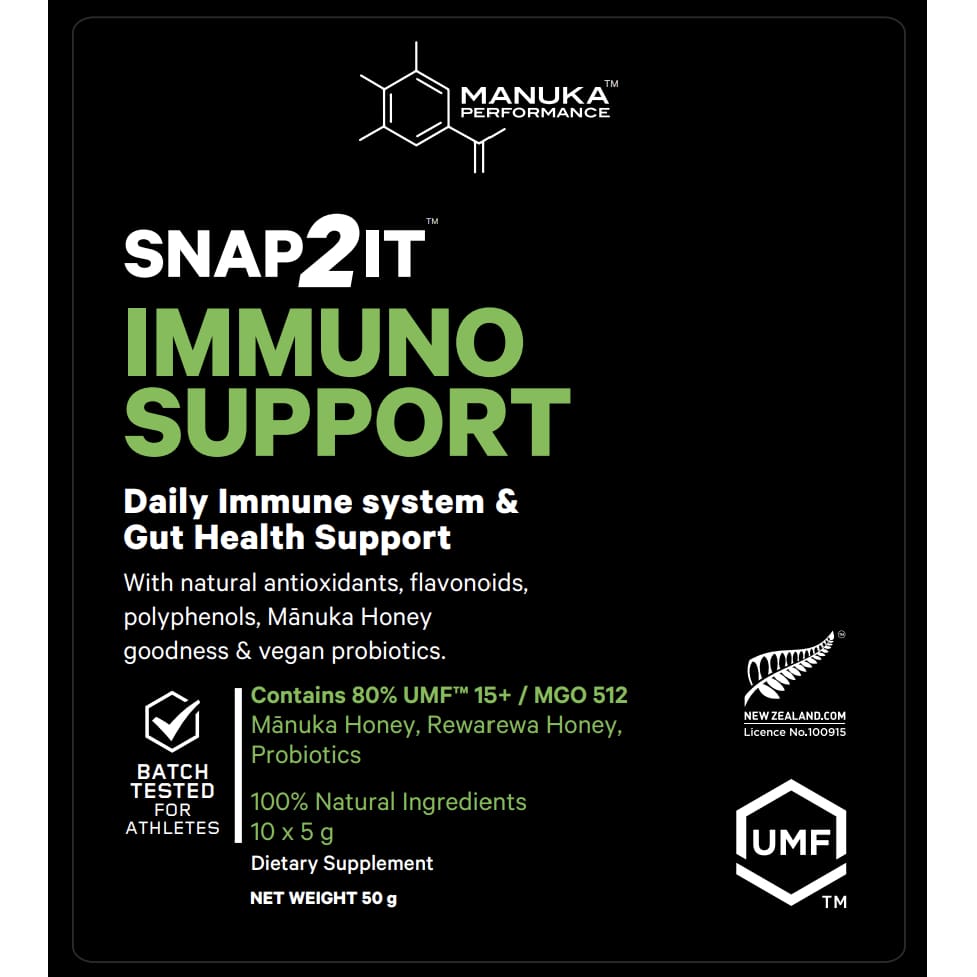 Immuno Support UMF™ 12+ Mānuka Honey & Probiotic Snaps
