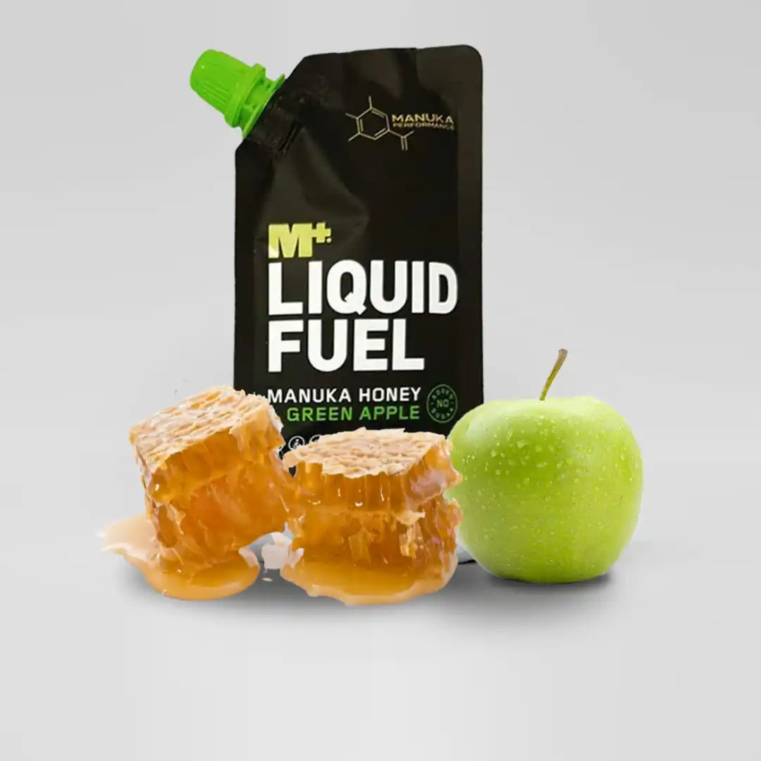 Manuka honey green apple liquid fuel pouch.