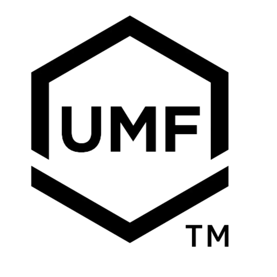 UMF hexagon logo.