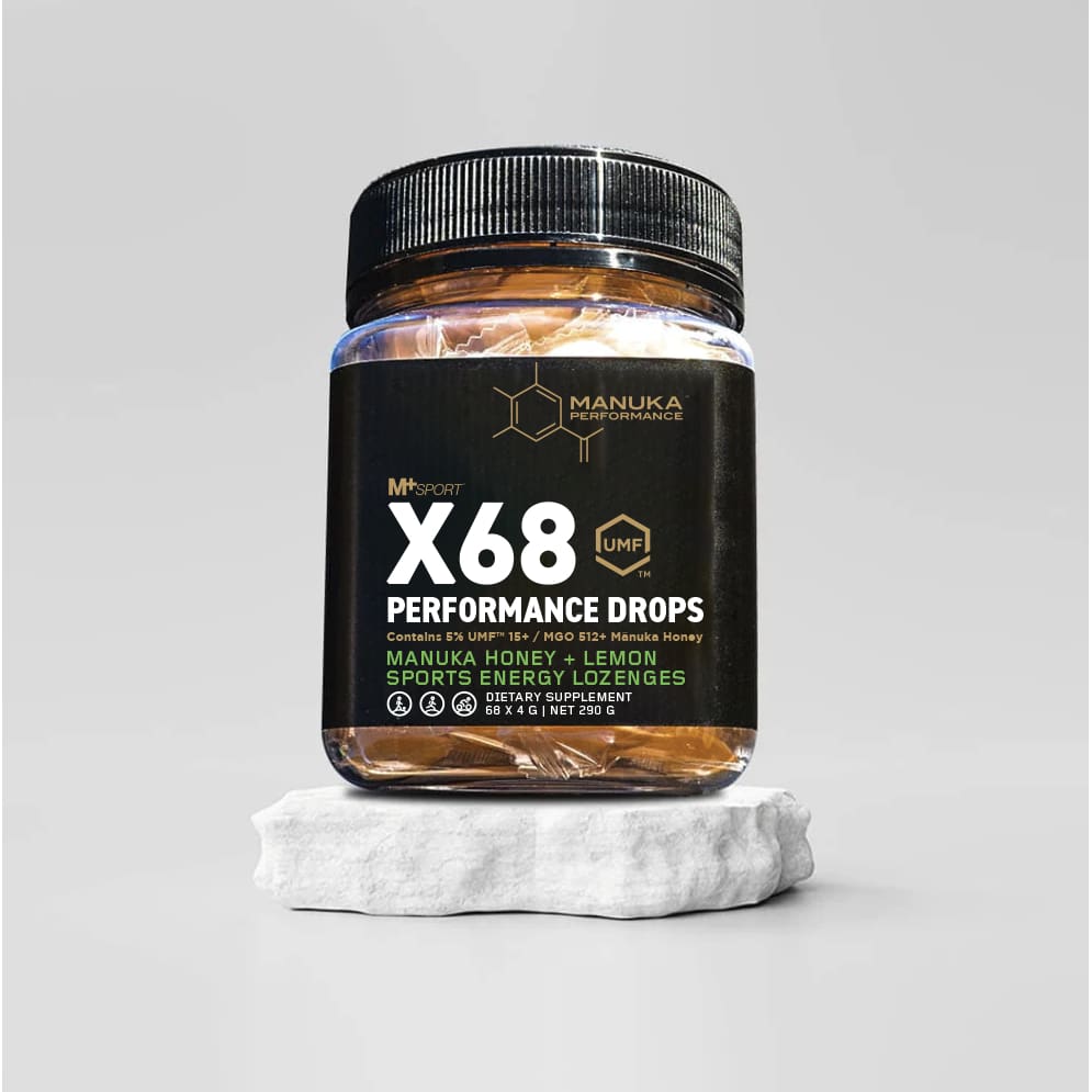 X68 Performance Drops - Soothing UMF™ 15+ Mānuka Honey Lozenges